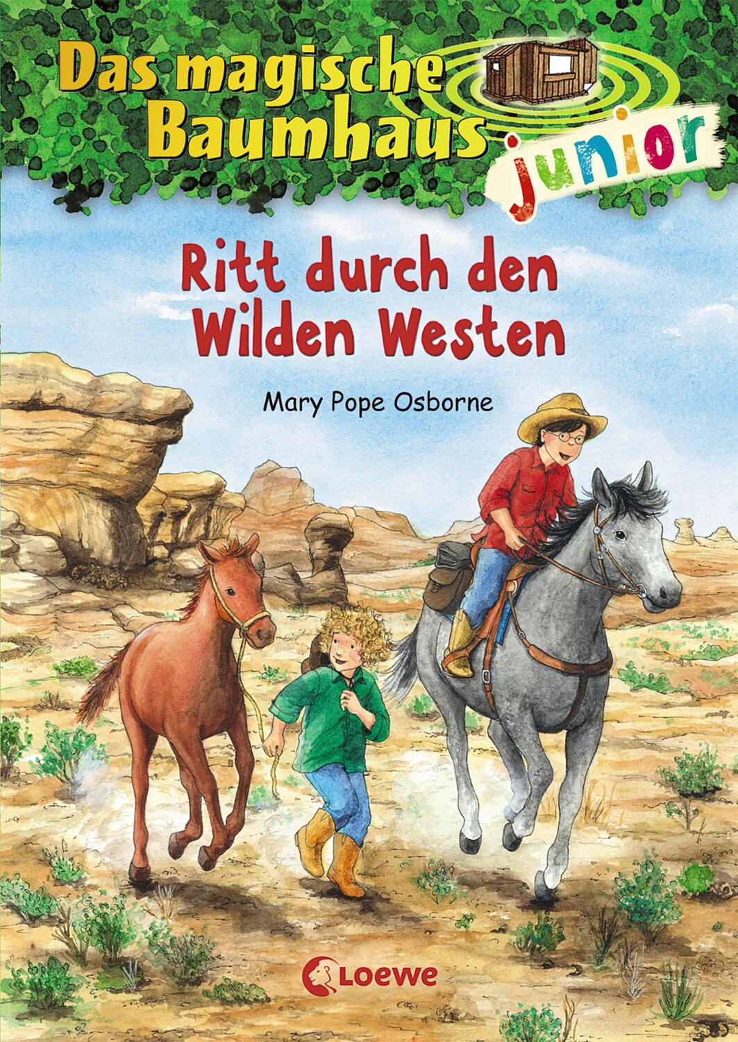 Cover: 9783785587584 | Das magische Baumhaus junior 10 - Ritt durch den Wilden Westen | Buch