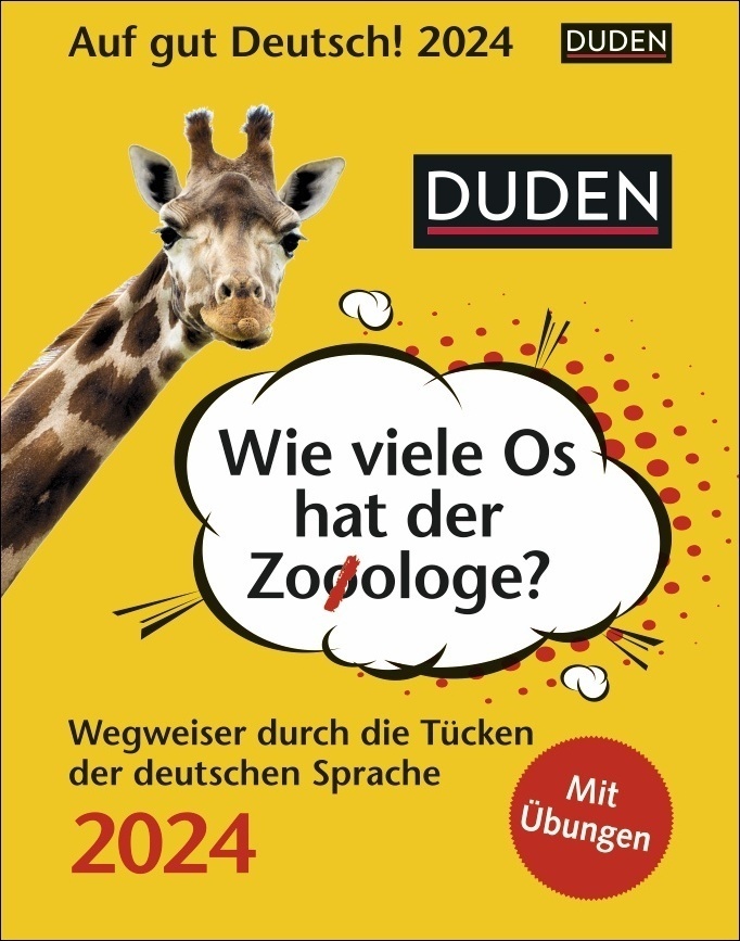 Cover: 9783840033087 | Duden Auf gut Deutsch! Tagesabreißkalender 2024. Tägliche...