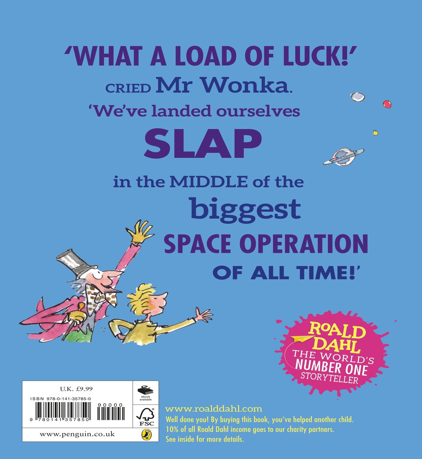 Rückseite: 9780141357850 | Charlie and the Great Glass Elevator (colour edition) | Roald Dahl