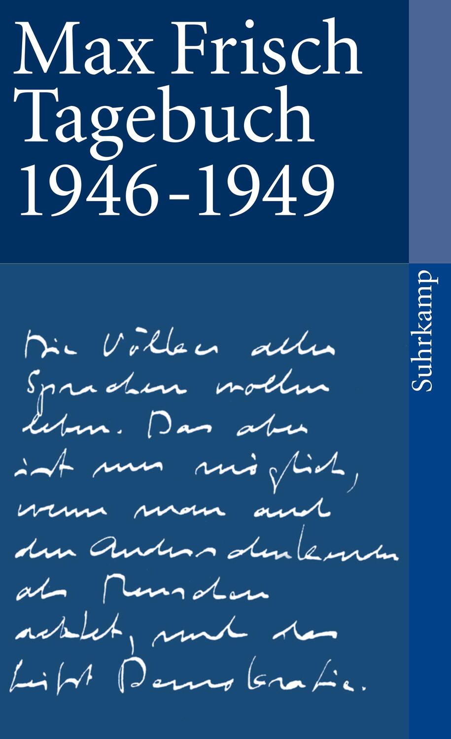 Cover: 9783518376485 | Tagebuch 1946-1949 | Max Frisch | Taschenbuch | Deutsch | 2014