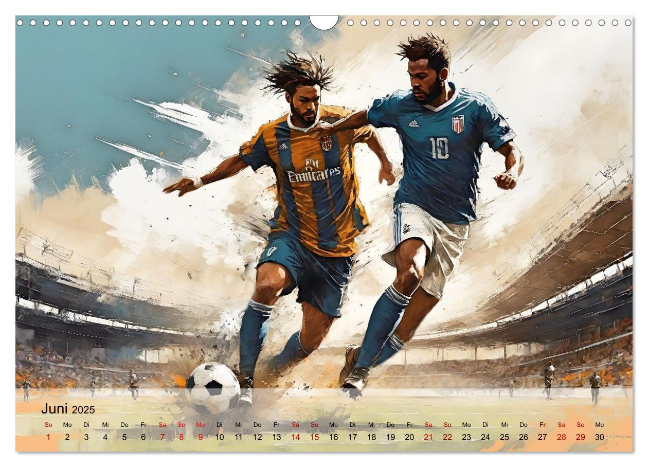 Bild: 9783457178843 | Fußball - Finale (Wandkalender 2025 DIN A3 quer), CALVENDO...