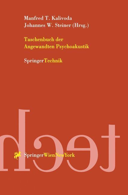 Cover: 9783211831311 | Taschenbuch der Angewandten Psychoakustik | Kalivoda (u. a.) | Buch