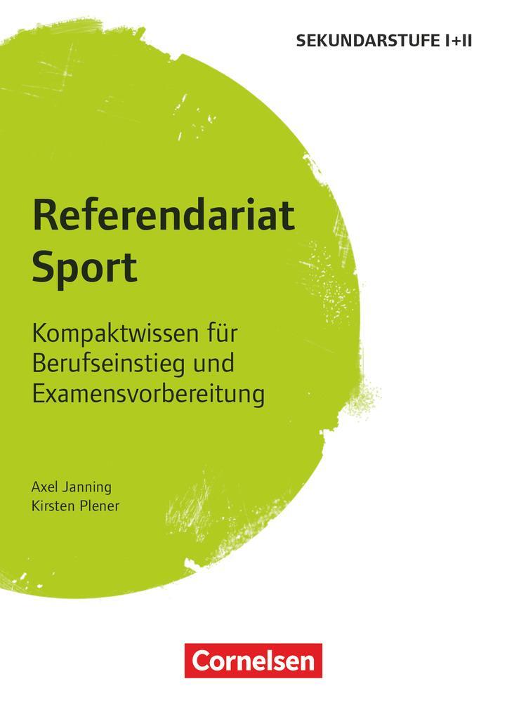Cover: 9783589160983 | Referendariat Sport | Kirsten Plener | Taschenbuch | Deutsch | 2018