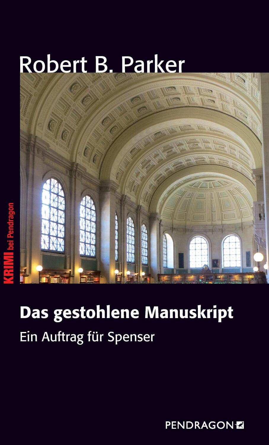 Cover: 9783865324948 | Spenser und das gestohlene Manuskript | Ein Auftrag für Spenser | Buch