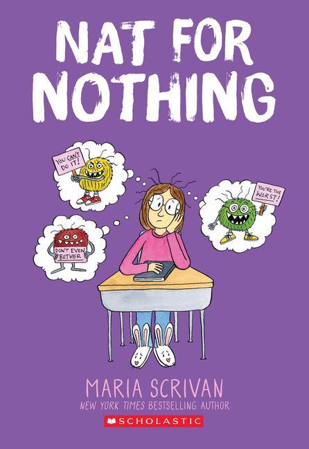 Cover: 9781338715422 | Nat for Nothing: A Graphic Novel (Nat Enough #4) | Maria Scrivan
