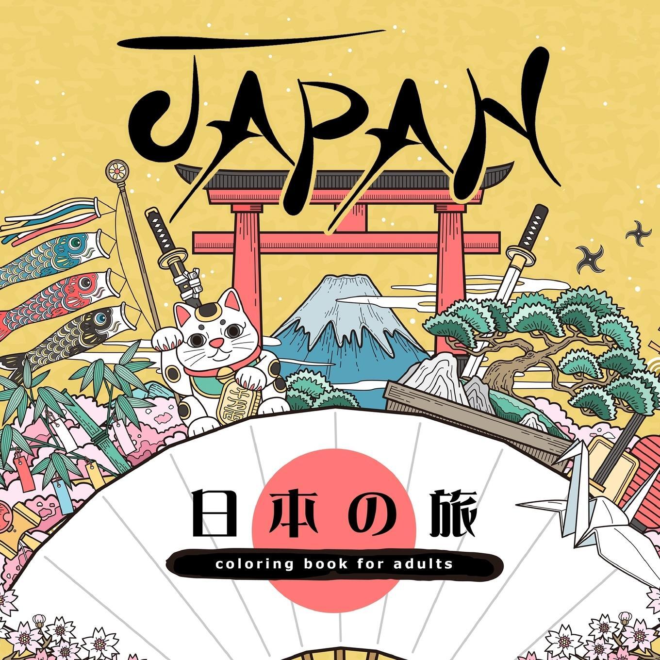 Cover: 9783758416606 | Japan Coloring Book for Adults | Monsoon Publishing | Taschenbuch