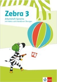 Cover: 9783122710095 | Zebra 3. Arbeitsheft Sprache mit Videos und interaktiven Übungen...