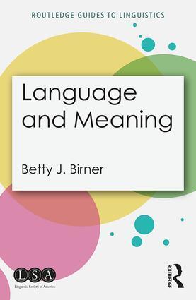 Cover: 9781138218246 | Language and Meaning | Betty Birner | Taschenbuch | Englisch | 2017