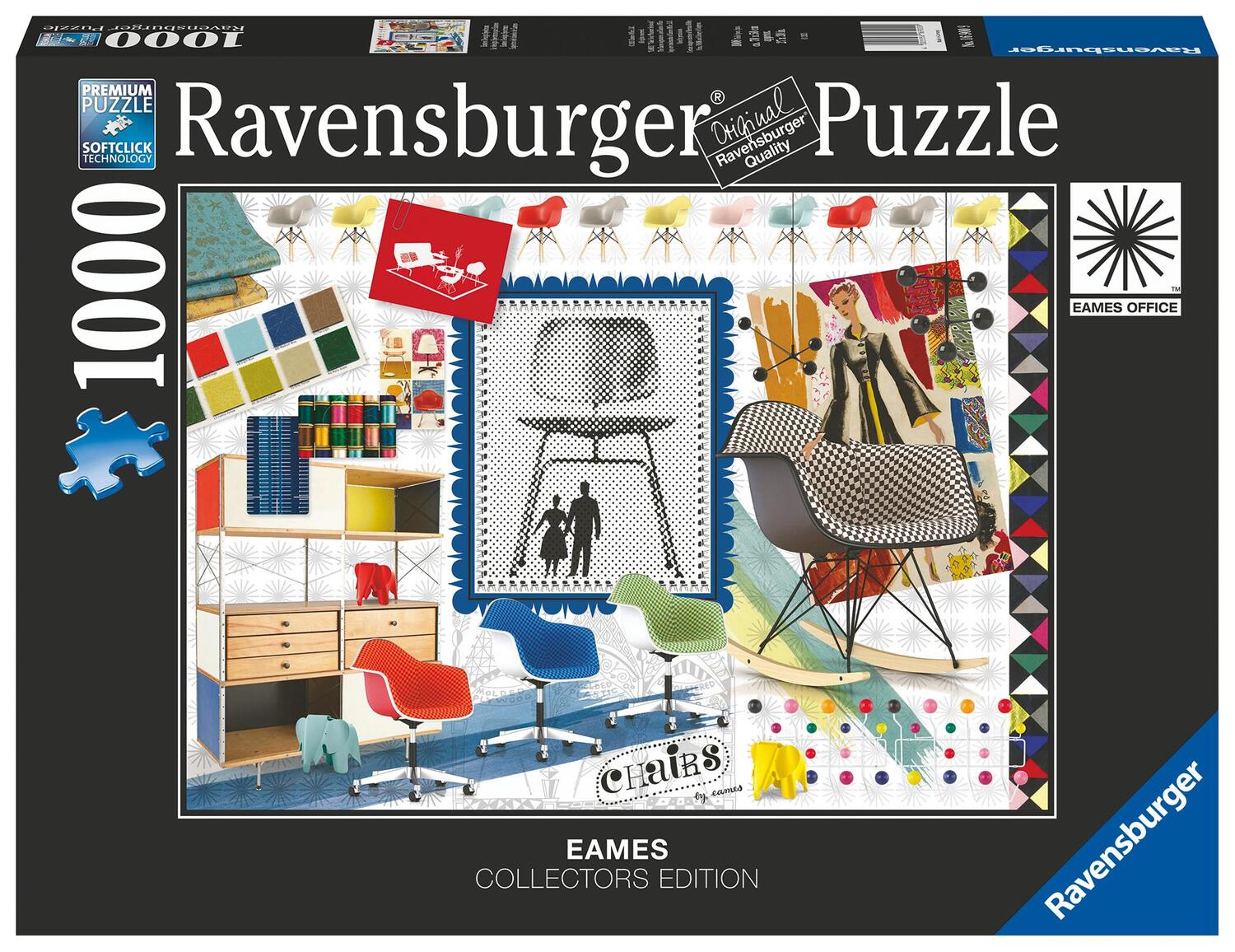 Cover: 4005556169009 | Ravensburger Puzzle 16900 Eames Design Spektrum 1000 Teile Puzzle