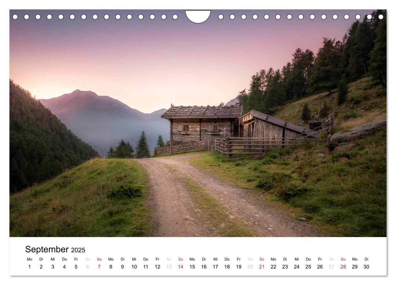 Bild: 9783435495917 | Almen im Ultental (Wandkalender 2025 DIN A4 quer), CALVENDO...