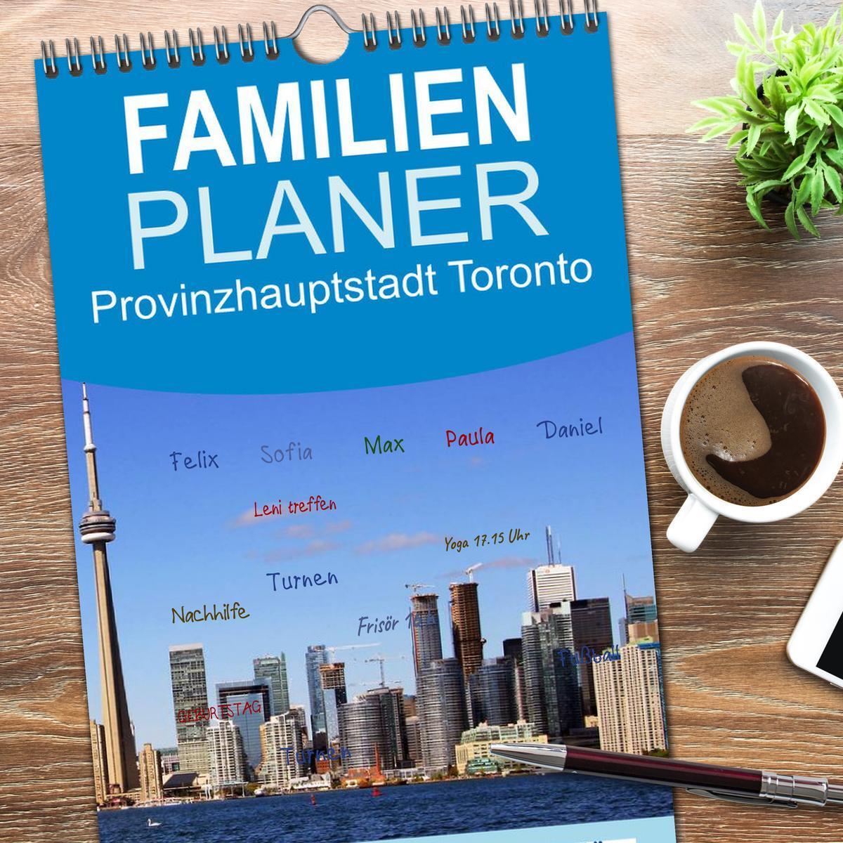 Bild: 9783457122952 | Familienplaner 2025 - Provinzhauptstadt Toronto mit 5 Spalten...