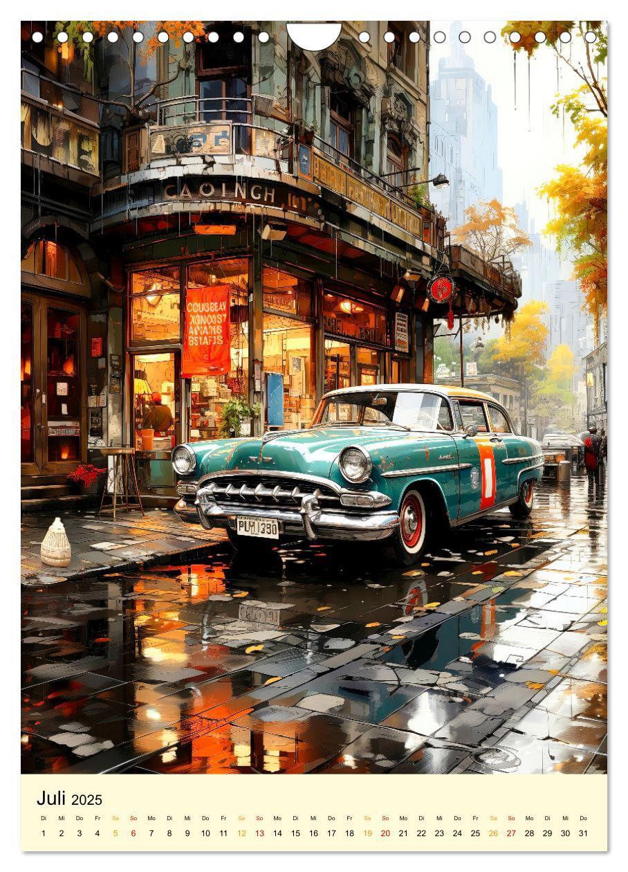 Bild: 9783435847303 | Nostalgic Cars der Traum (Wandkalender 2025 DIN A4 hoch), CALVENDO...