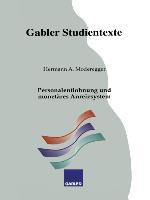 Cover: 9783409922647 | Personalentlohnung und monetäres Anreizsystem | Hermann A. Moderegger