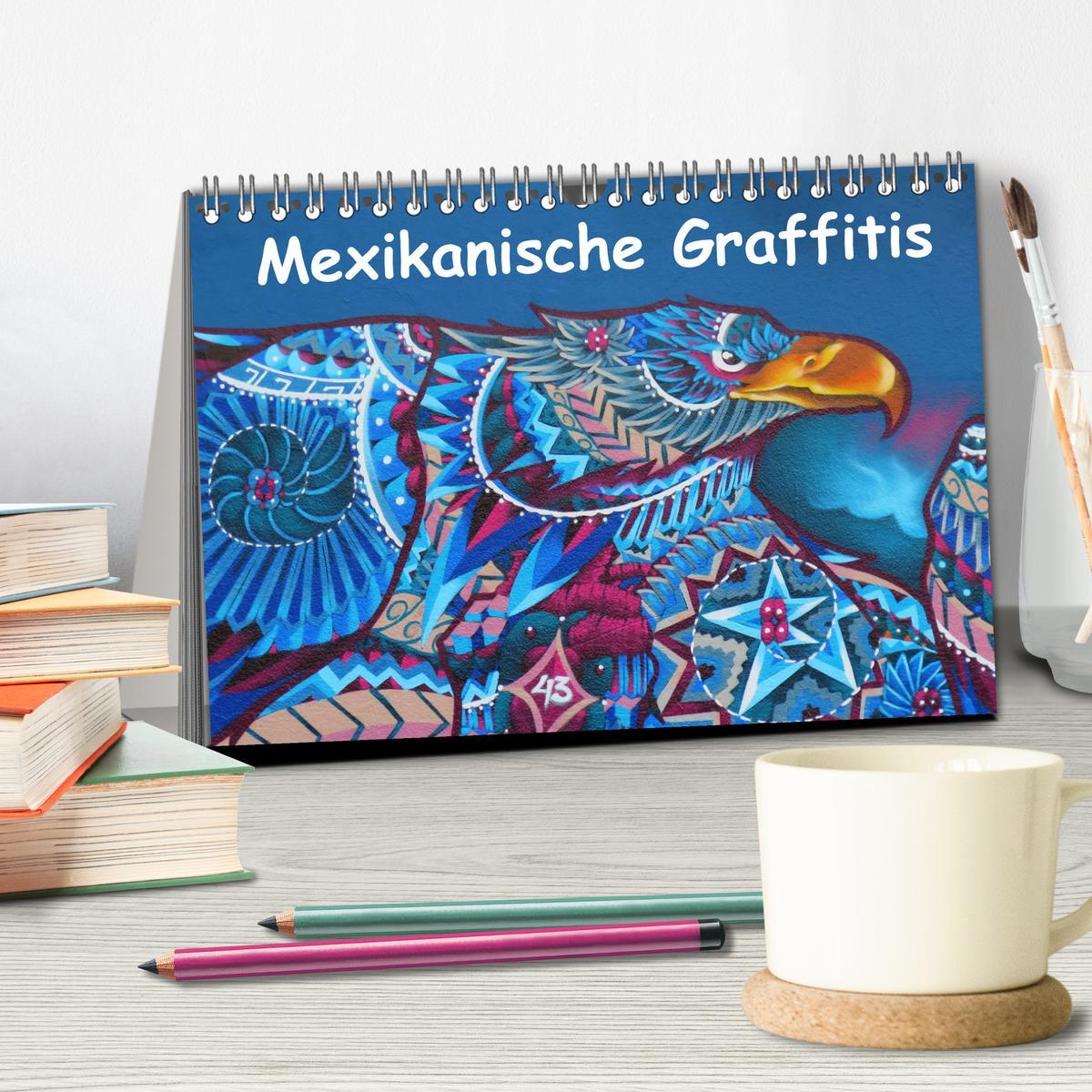 Bild: 9783435137534 | Mexikanische Graffitis (Tischkalender 2025 DIN A5 quer), CALVENDO...