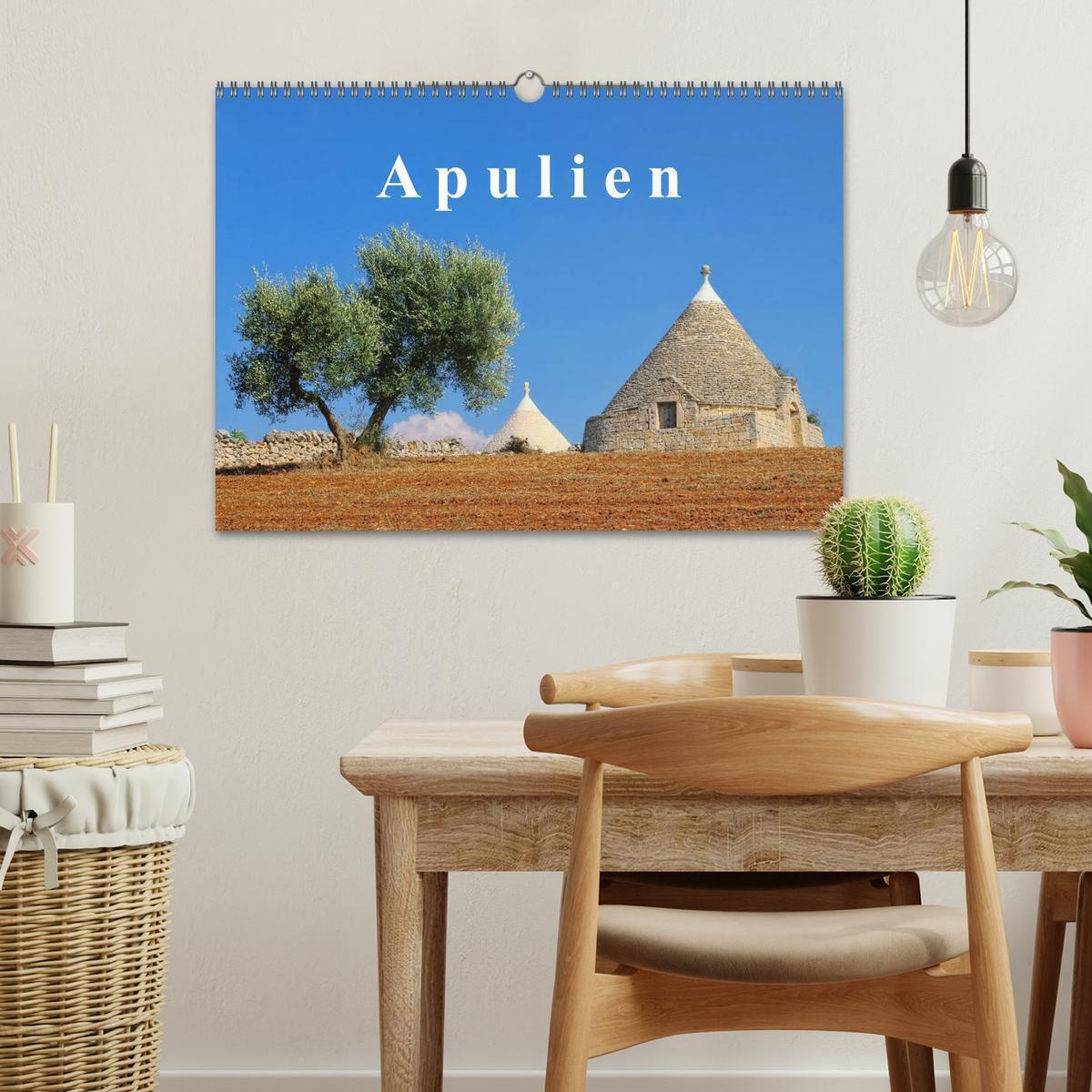 Bild: 9783435739745 | Apulien (Wandkalender 2025 DIN A3 quer), CALVENDO Monatskalender