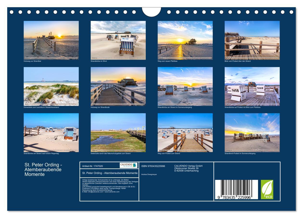 Bild: 9783435225996 | St. Peter Ording - Atemberaubende Momente (Wandkalender 2025 DIN A4...