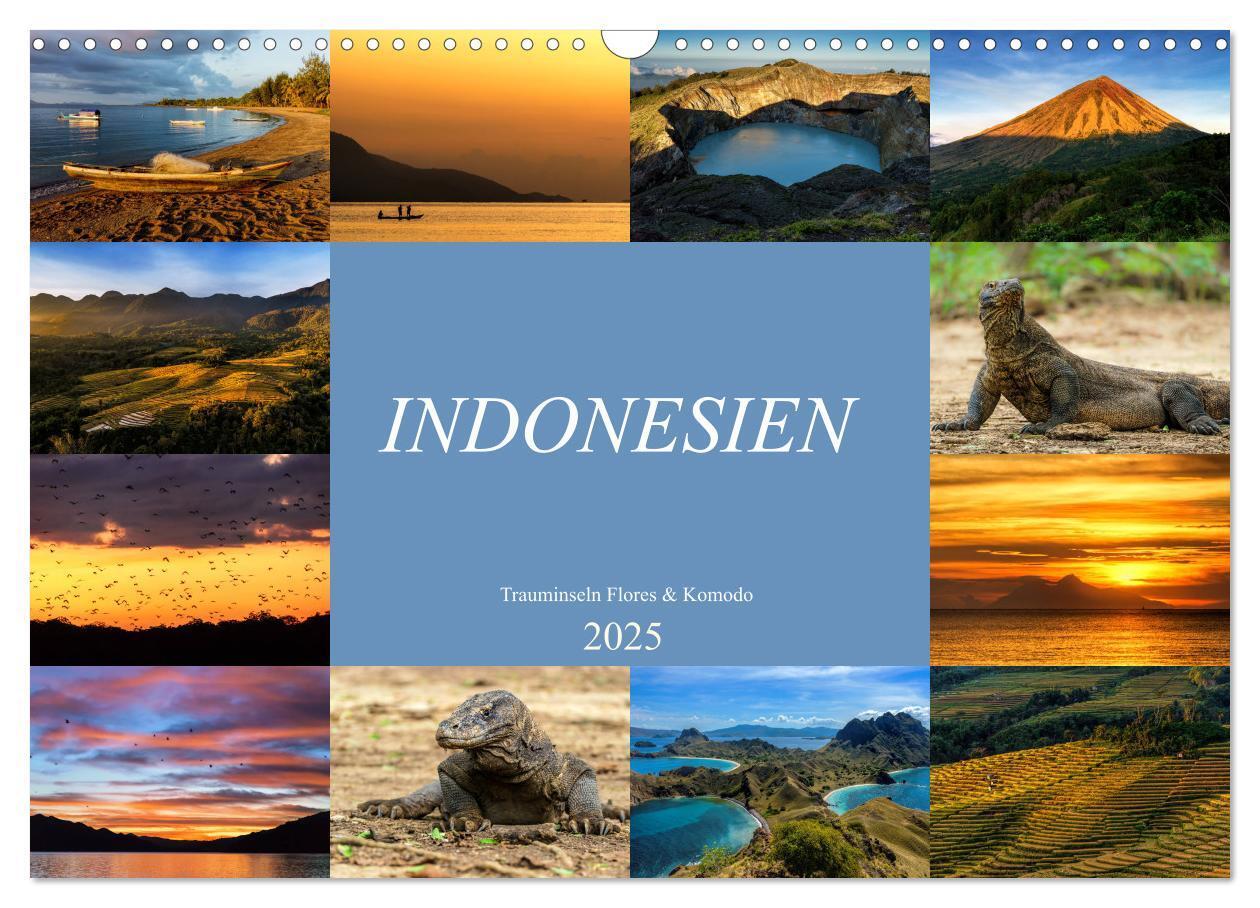 Cover: 9783435408825 | Indonesien - Inselparadies Flores &amp; Komodo (Wandkalender 2025 DIN...