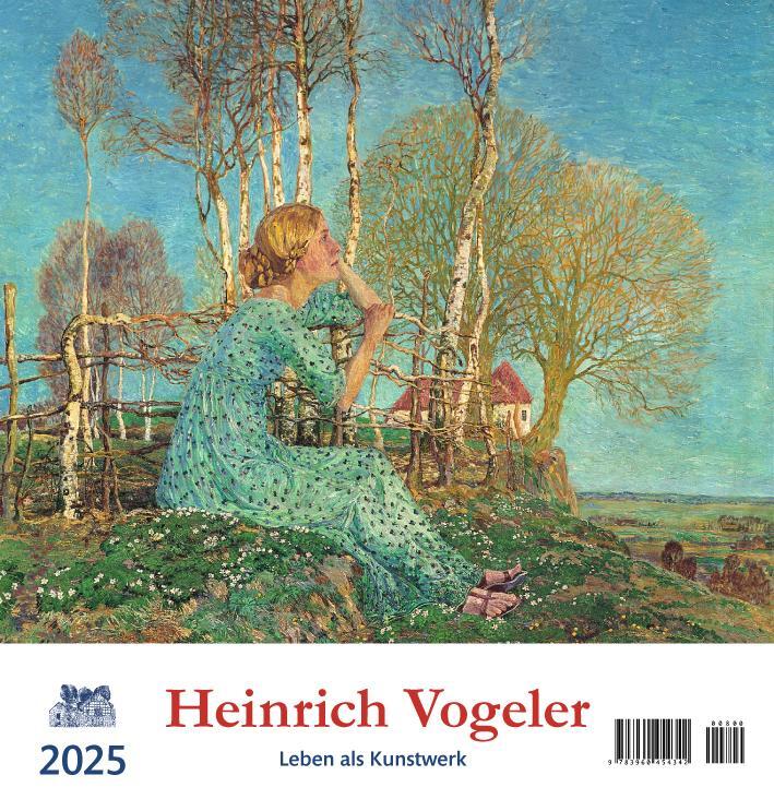 Cover: 9783960454342 | Heinrich Vogeler 2025 | Leben als Kunstwerk | Kalender | 13 S. | 2025