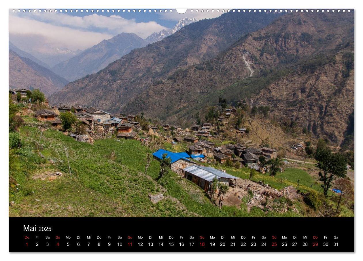 Bild: 9783435567560 | Namaste Nepal (Wandkalender 2025 DIN A2 quer), CALVENDO Monatskalender