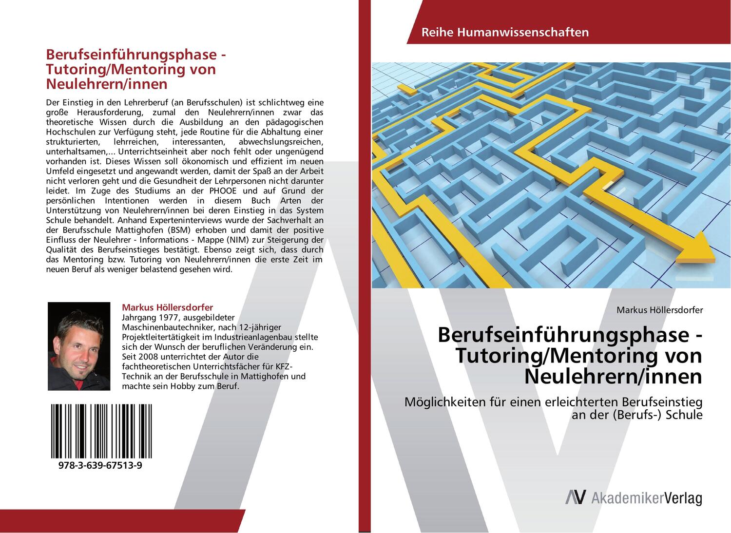 Cover: 9783639675139 | Berufseinführungsphase - Tutoring/Mentoring von Neulehrern/innen