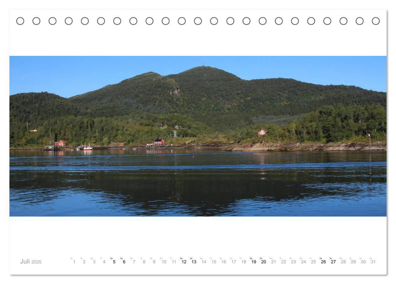 Bild: 9783435710799 | Panoramen der norwegischen Küste (Tischkalender 2025 DIN A5 quer),...