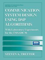 Bild: 9780306450327 | Communication System Design Using DSP Algorithms | Steven A. Tretter