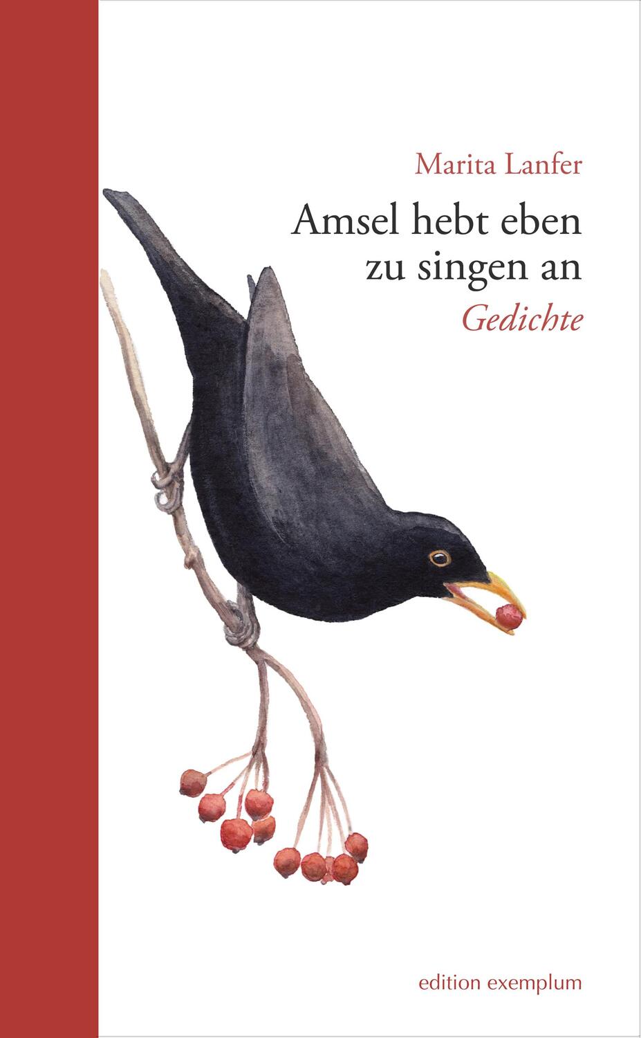 Cover: 9783745511536 | Amsel hebt eben zu singen an | Gedichte | Lanfer Marita | Taschenbuch