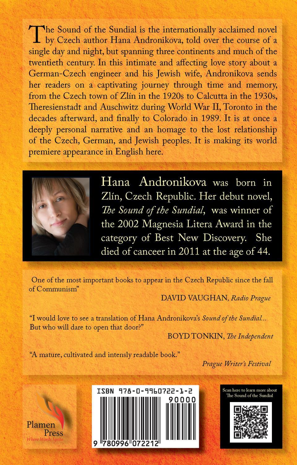 Rückseite: 9780996072212 | The Sound of the Sundial | Hana Andronikova | Taschenbuch | Paperback
