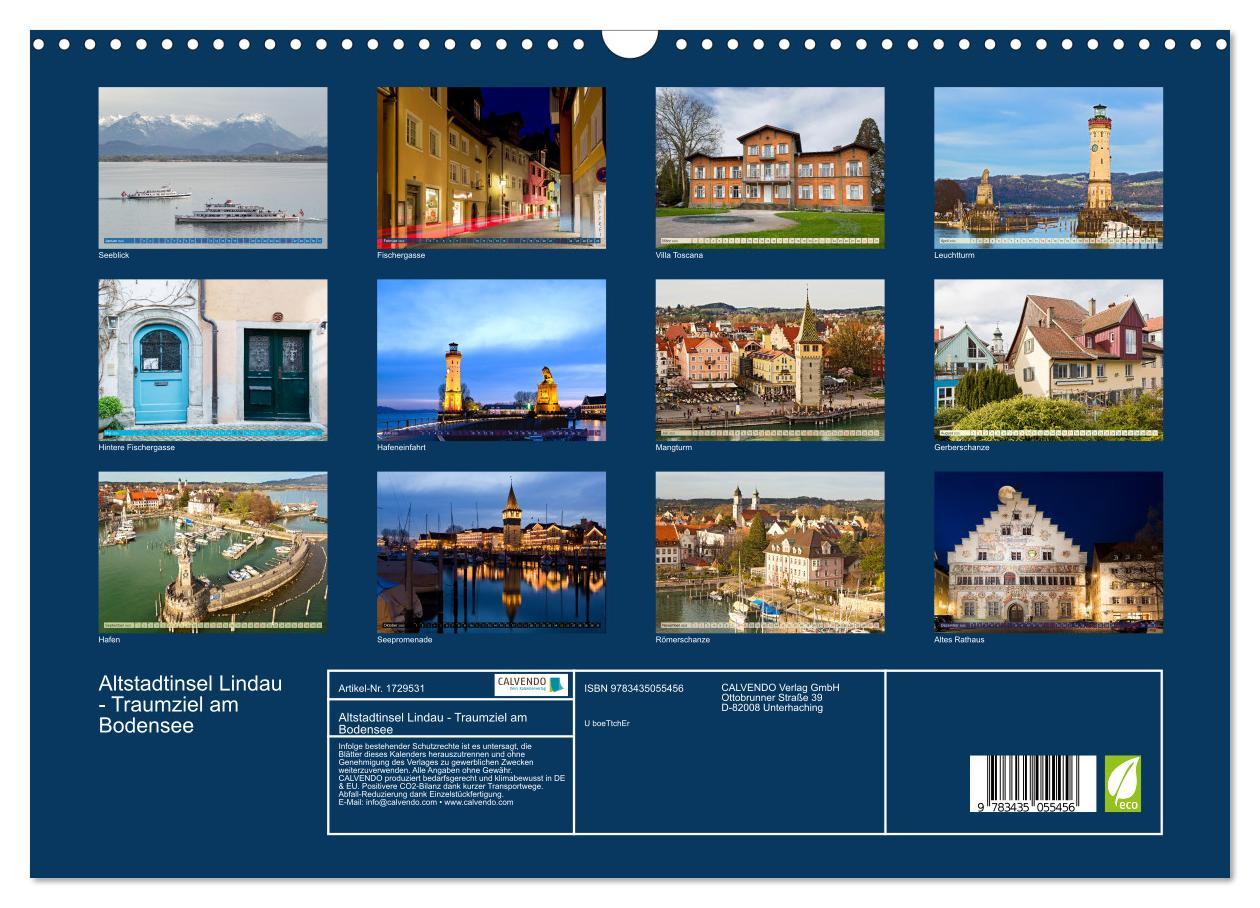 Bild: 9783435055456 | Altstadtinsel Lindau - Traumziel am Bodensee (Wandkalender 2025 DIN...