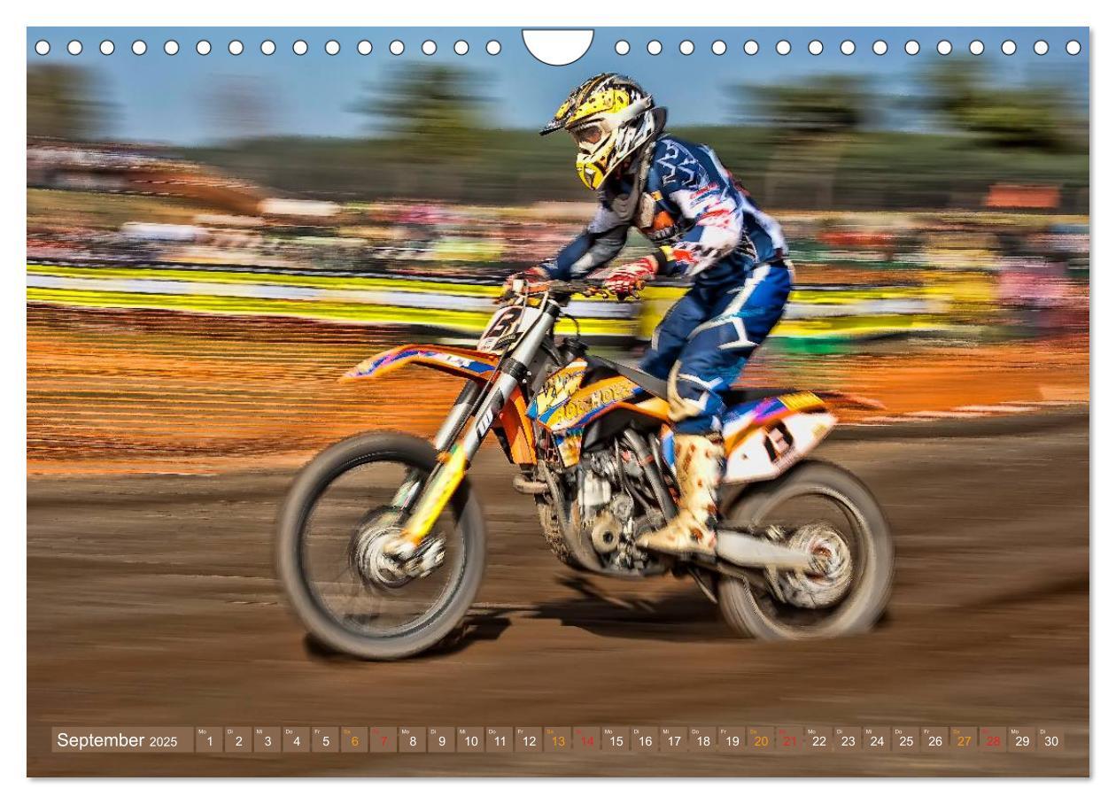 Bild: 9783435591473 | Motocross - mit vollem Risiko (Wandkalender 2025 DIN A4 quer),...