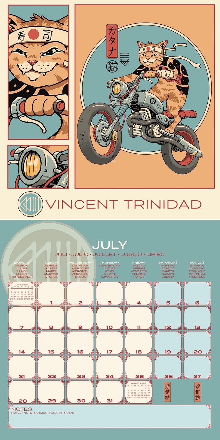 Bild: 9781804231623 | Vincent Trinidad 2025 30X30 Broschürenkalender | Kalender | 28 S.