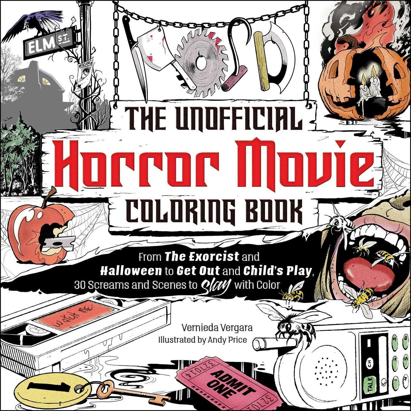 Cover: 9781507221365 | The Unofficial Horror Movie Coloring Book | Vernieda Vergara | Buch