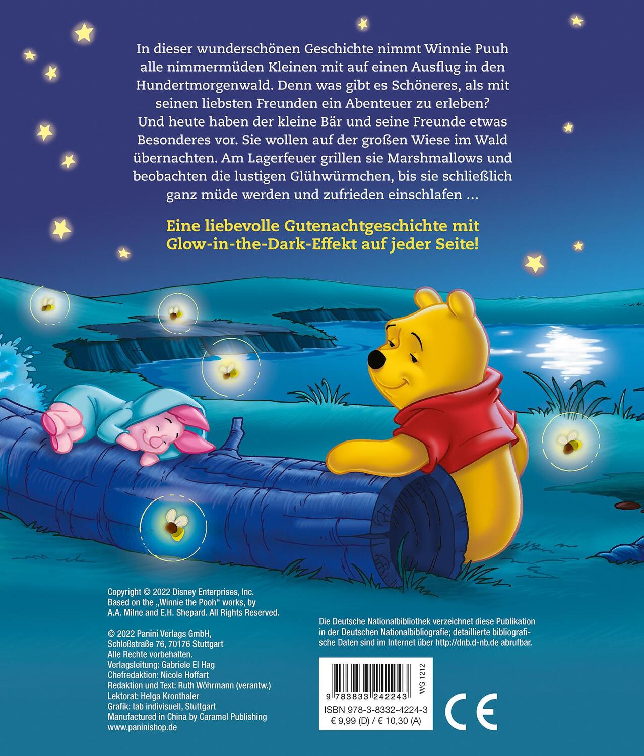 Rückseite: 9783833242243 | Disney Winnie Puuh: Gute Nacht, Winnie Puuh! | Buch | 12 S. | Deutsch
