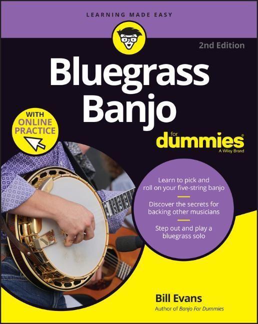 Cover: 9781394152902 | Bluegrass Banjo For Dummies | Book + Online Video &amp; Audio Instruction
