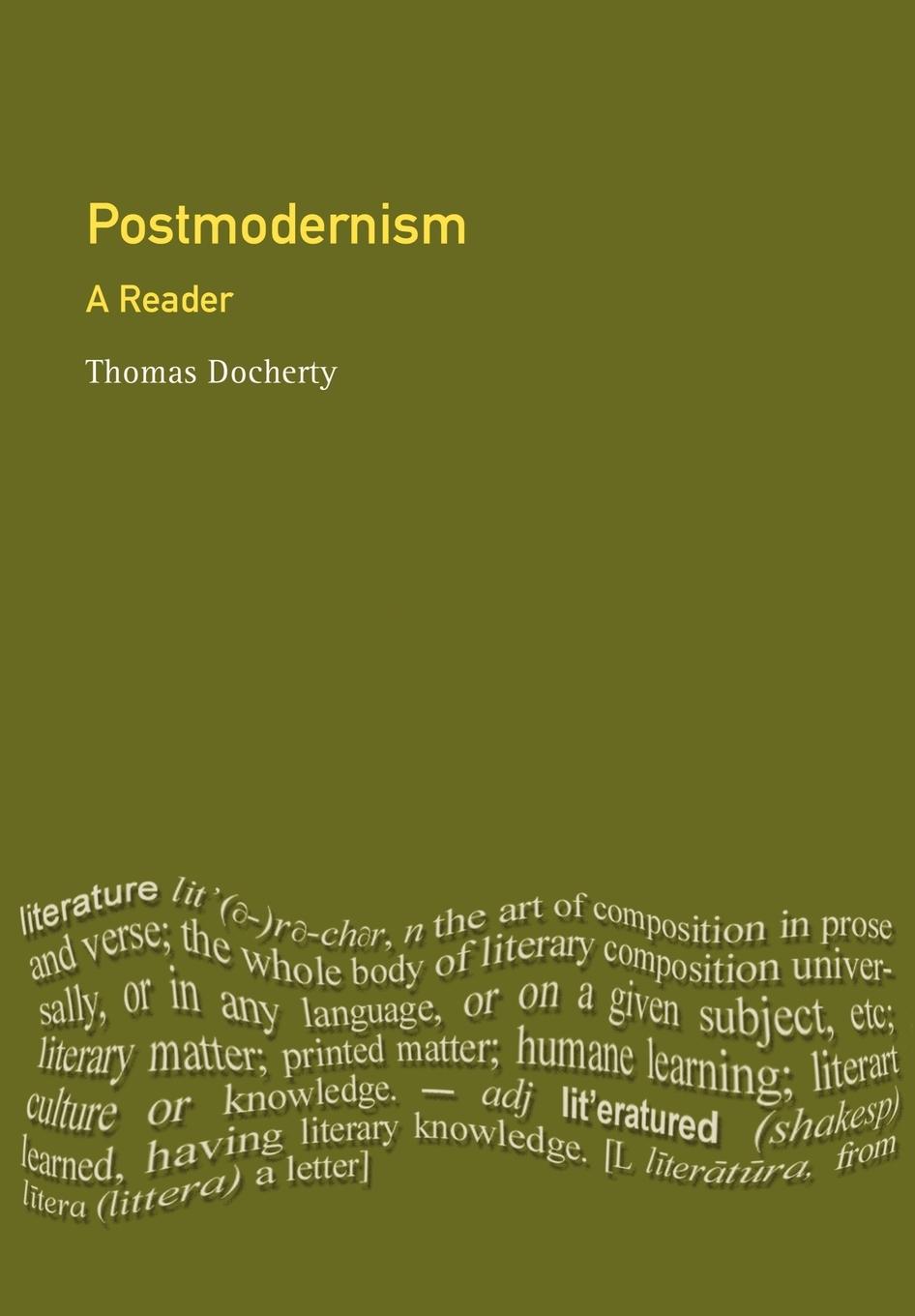 Cover: 9780745012438 | Postmodernism | A Reader | Thomas Docherty | Taschenbuch | Englisch