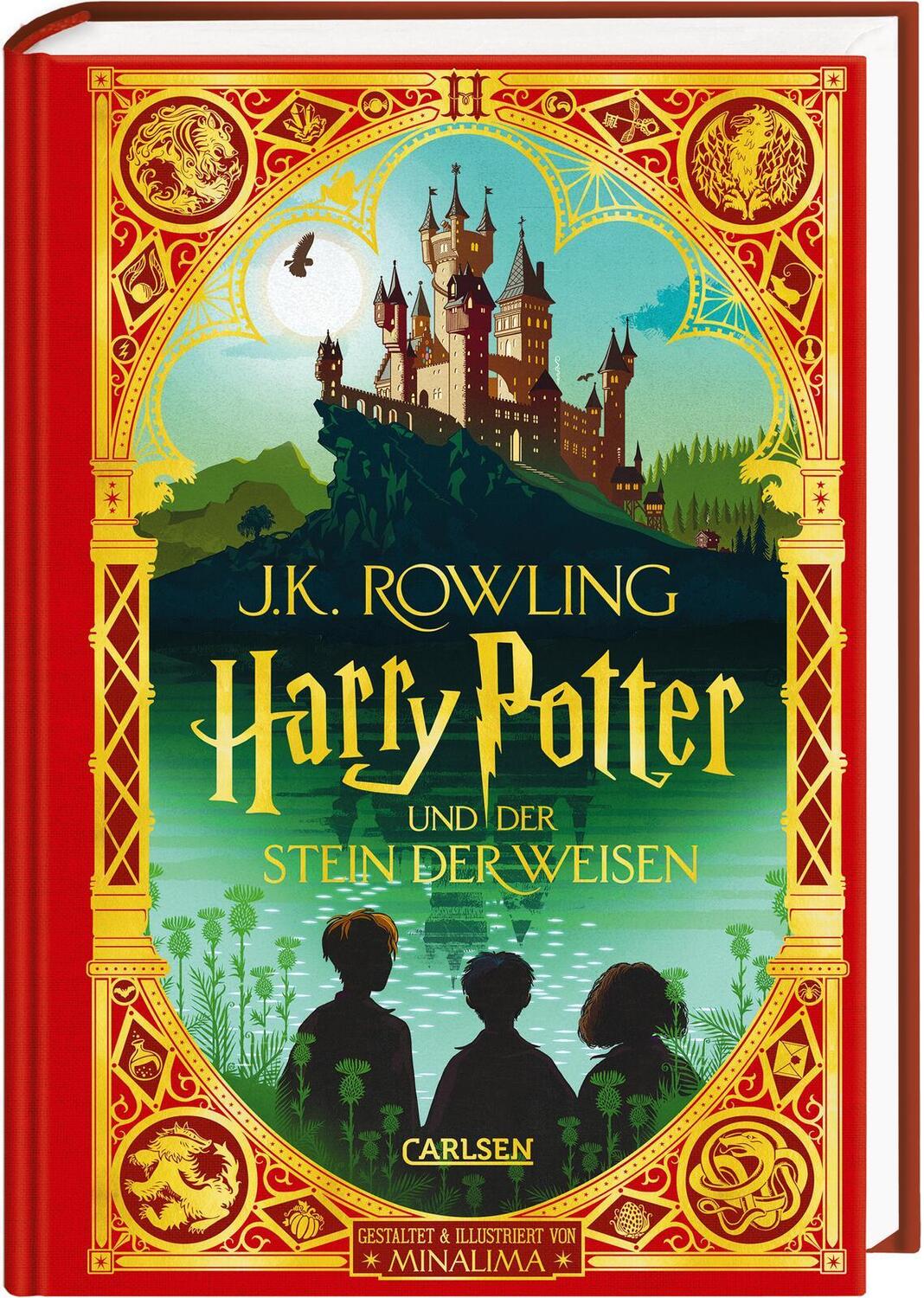 Cover: 9783551558312 | Harry Potter und der Stein der Weisen (MinaLima-Edition mit...