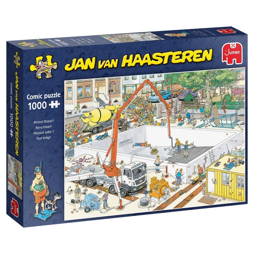 Cover: 8710126200377 | Jan van Haasteren - Fast Fertig? (Puzzle) | Jan van Haasteren | Spiel