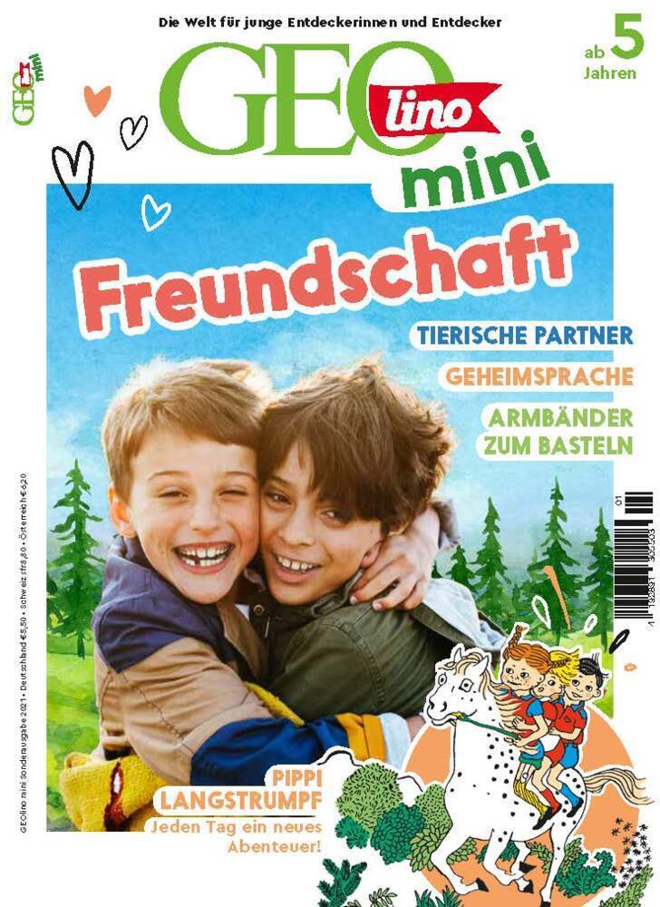 Cover: 9783652012454 | GEOlino mini Sonderheft 1/2021 - Freundschaft | Rosa Wetscher | 44 S.