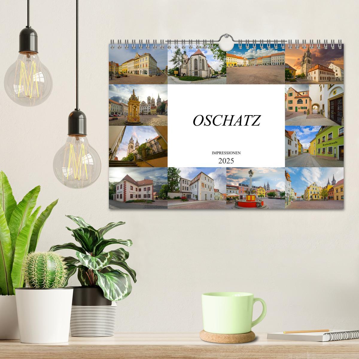 Bild: 9783435313945 | Oschatz Impressionen (Wandkalender 2025 DIN A4 quer), CALVENDO...