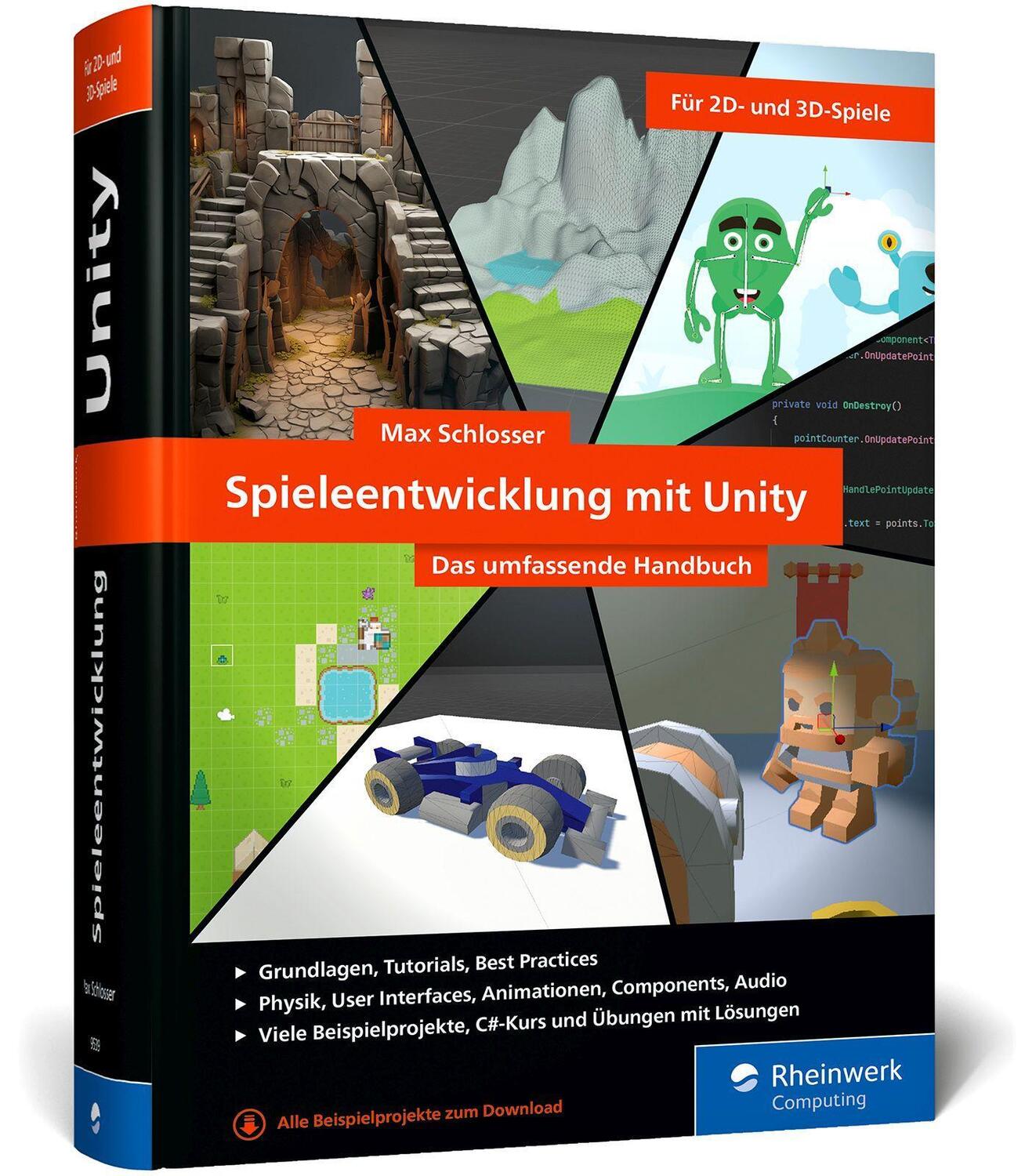 Cover: 9783836295390 | Spieleentwicklung mit Unity | Max Schlosser | Buch | 935 S. | Deutsch