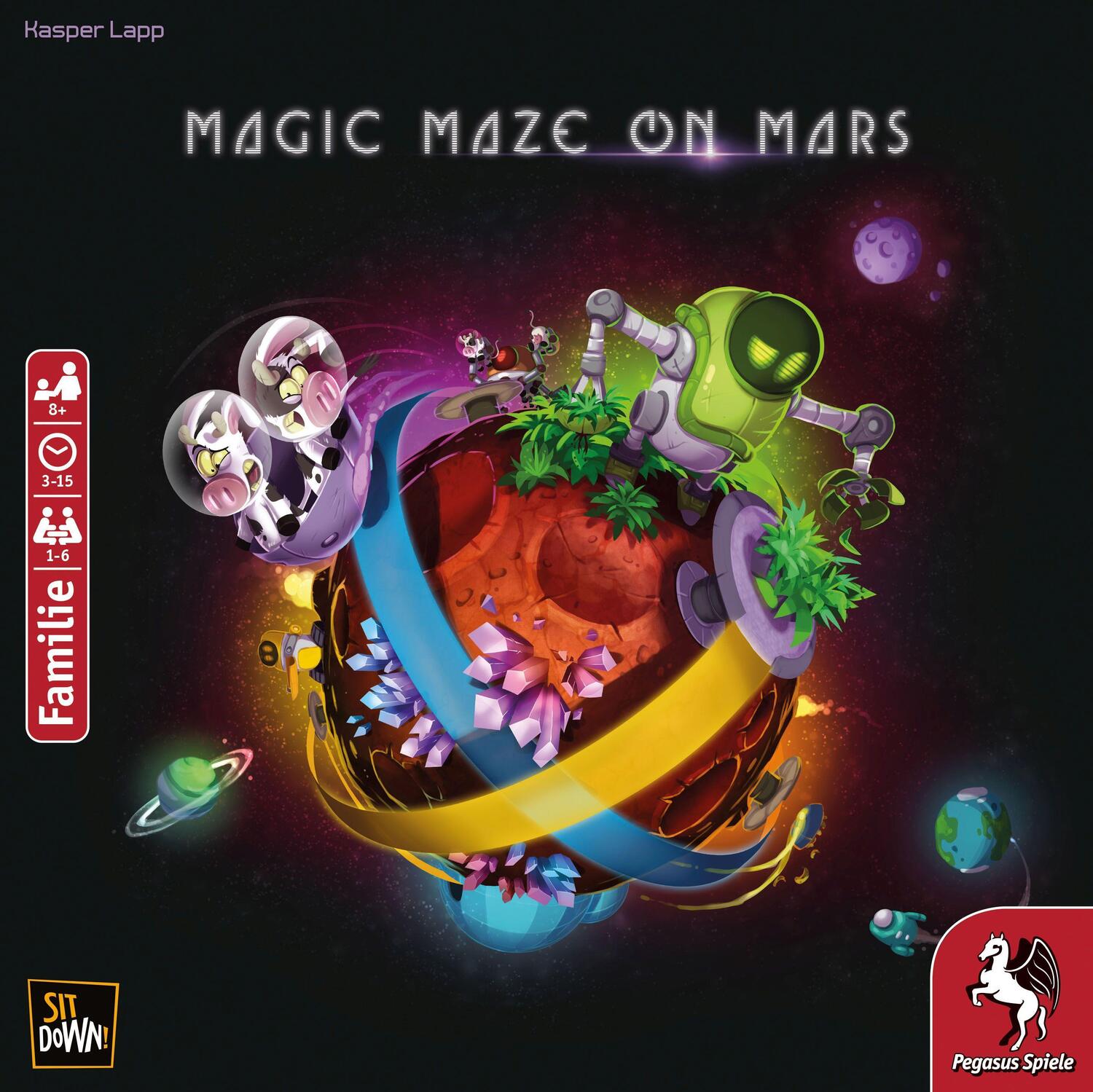 Cover: 4250231726927 | Magic Maze on Mars | Spiel | Deutsch | 2020 | Pegasus