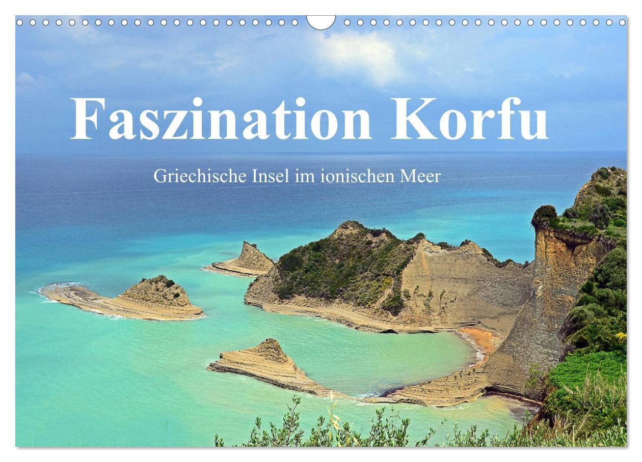 Cover: 9783435217649 | Faszination Korfu (Wandkalender 2025 DIN A3 quer), CALVENDO...