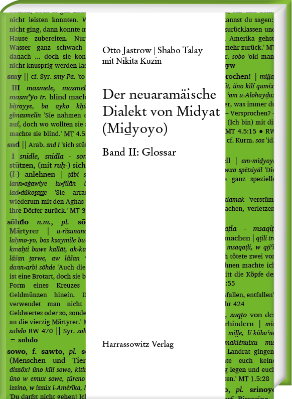 Cover: 9783447117982 | Der neuaramäische Dialekt von Midyat (Mi yoyo) | Otto Jastrow (u. a.)