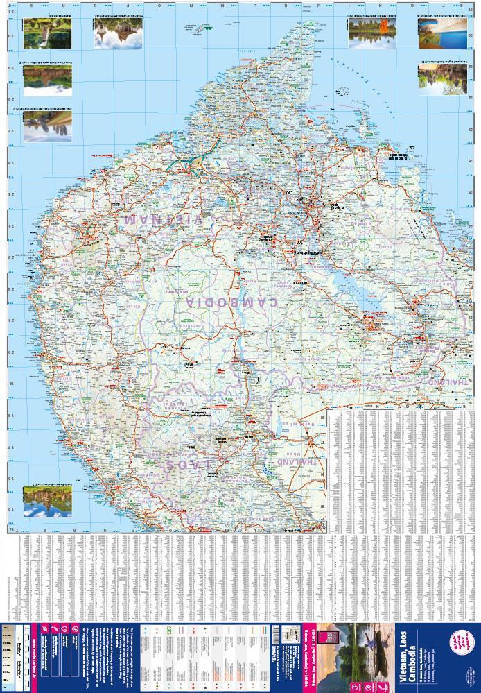 Bild: 9783831774500 | Reise Know-How Landkarte Vietnam, Laos, Kambodscha (1:1.200.000)