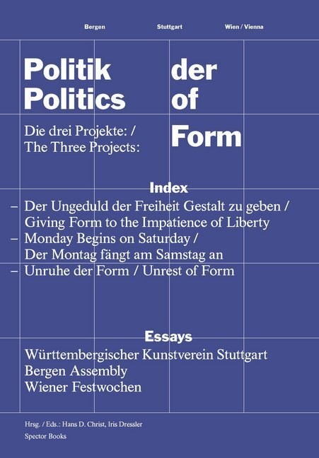 Cover: 9783959050142 | Politik der Form / Politics of Form | Hans D. Christ (u. a.) | Buch