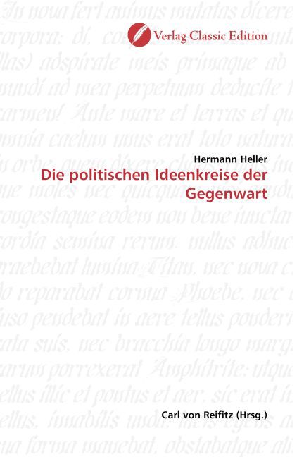 Cover: 9783869322070 | Die politischen Ideenkreise der Gegenwart | Hermann Heller | Buch