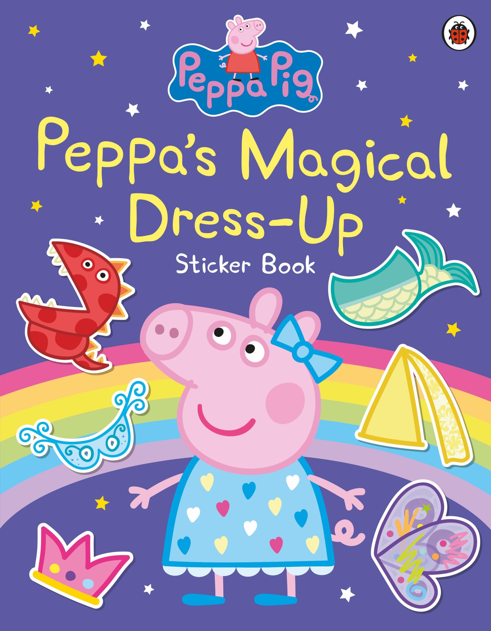 Cover: 9780241659489 | Peppa Pig: Peppa's Magical Dress-Up Sticker Book | Broschüre | 2024