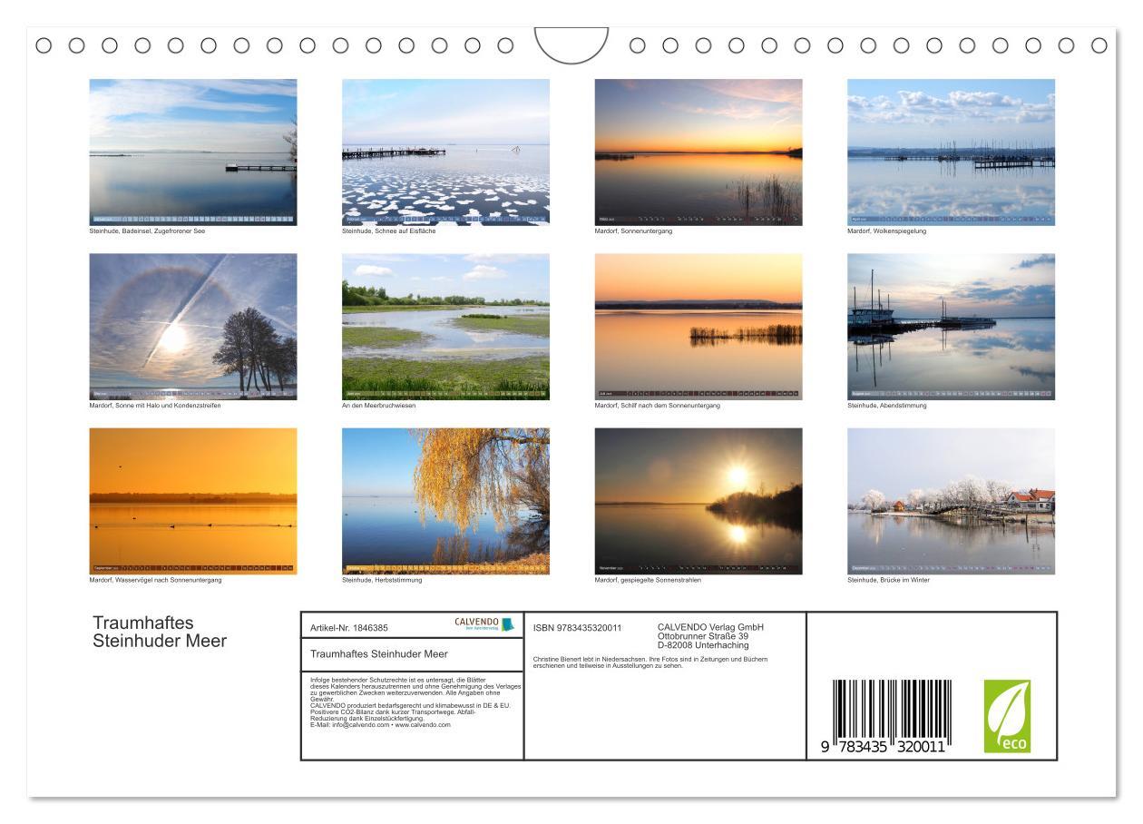 Bild: 9783435320011 | Traumhaftes Steinhuder Meer (Wandkalender 2025 DIN A4 quer),...