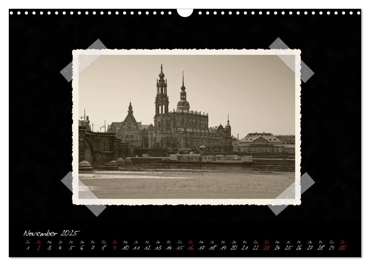 Bild: 9783435827992 | Dresden - Ein Kalender mit Fotografien wie aus einem alten...