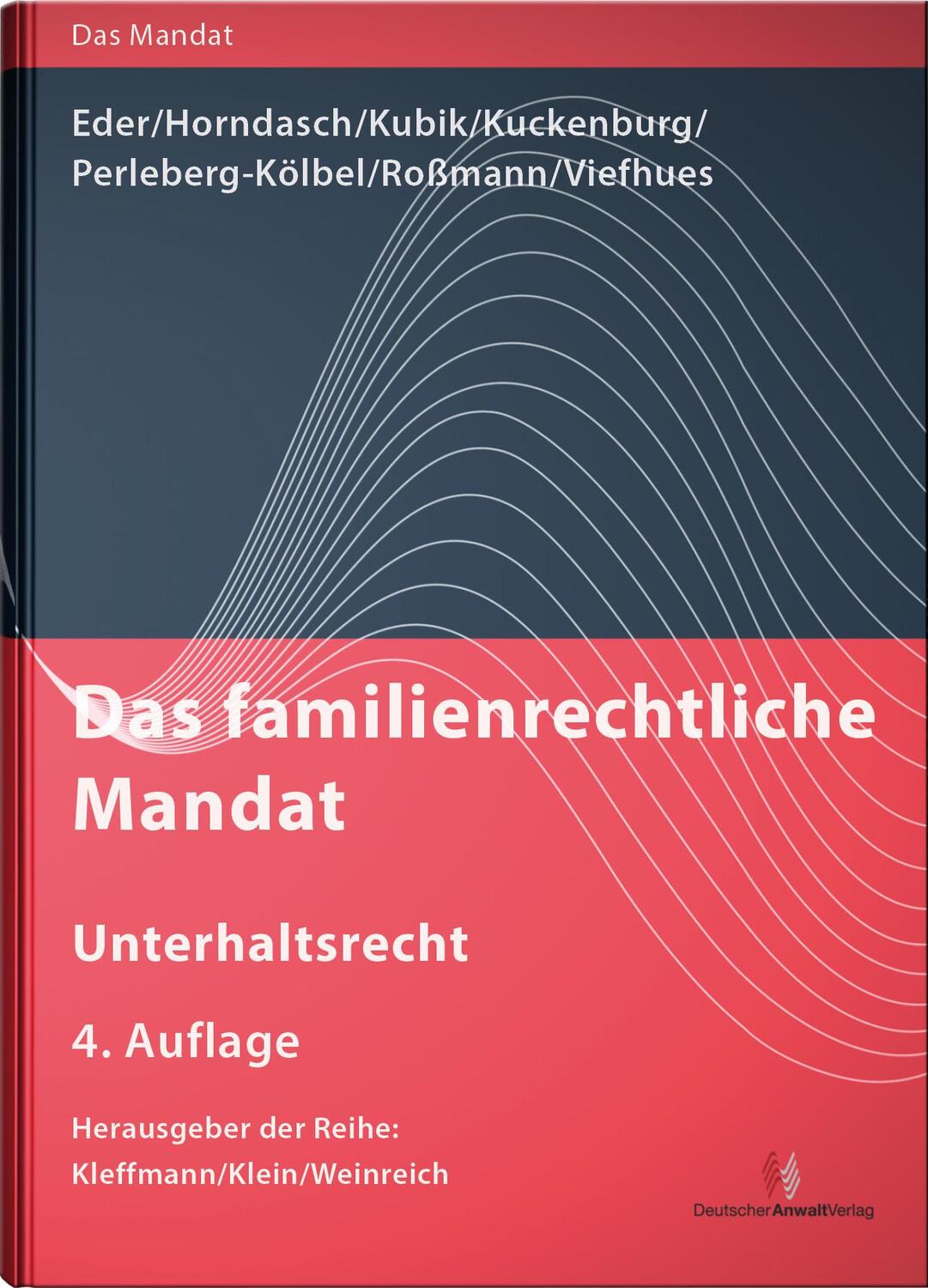 Cover: 9783824017171 | Das familienrechtliche Mandat - Unterhaltsrecht | Thomas Eder (u. a.)